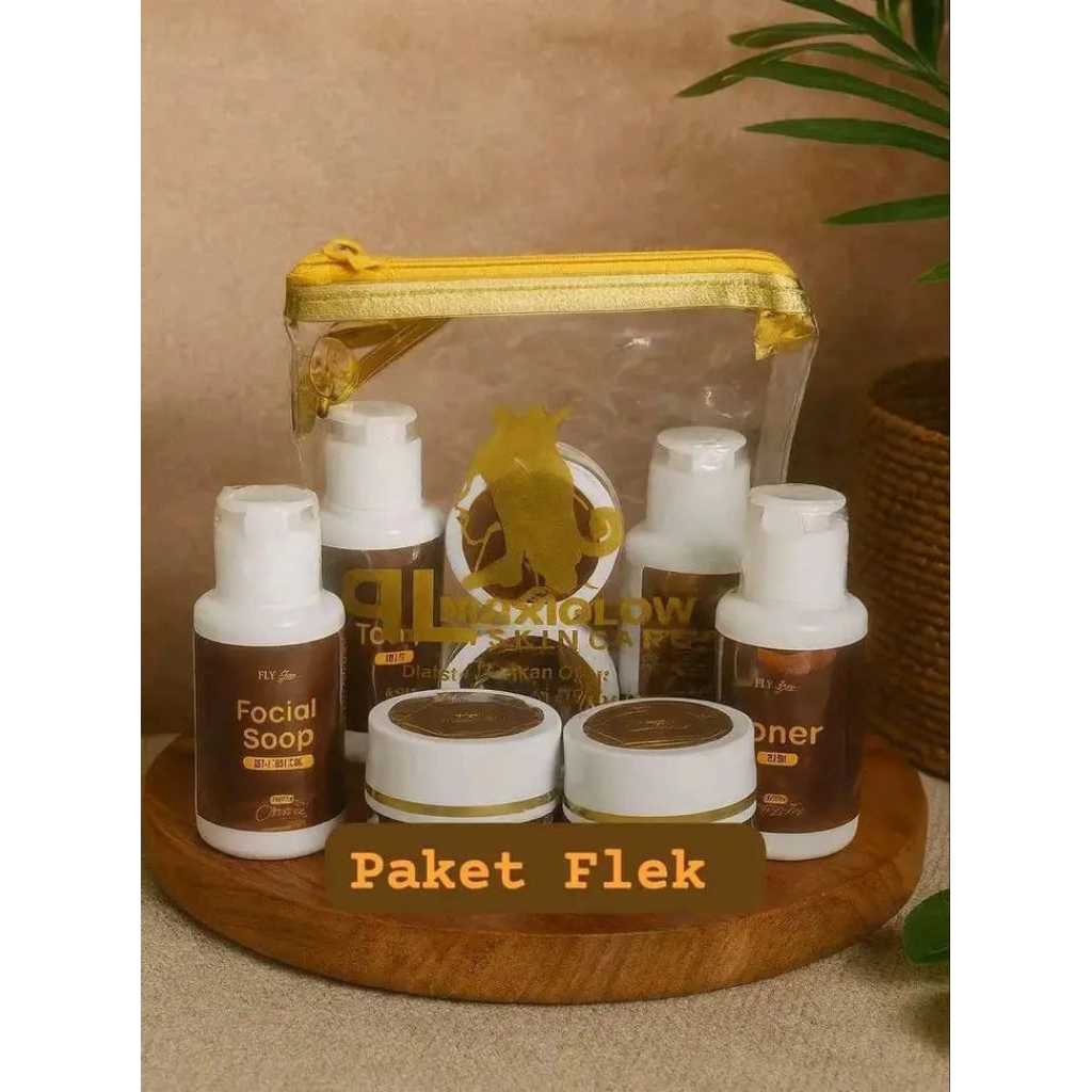 ALMAXI GLOW SKINCARE PAKET FLEK INSTAN BRIGHTENING SEPAKET ISI 4