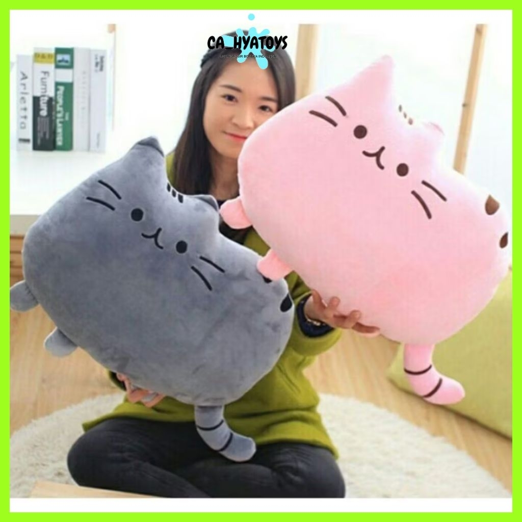 Boneka KUCING PUSHEEN Bantal High Quality Very Soft SNI