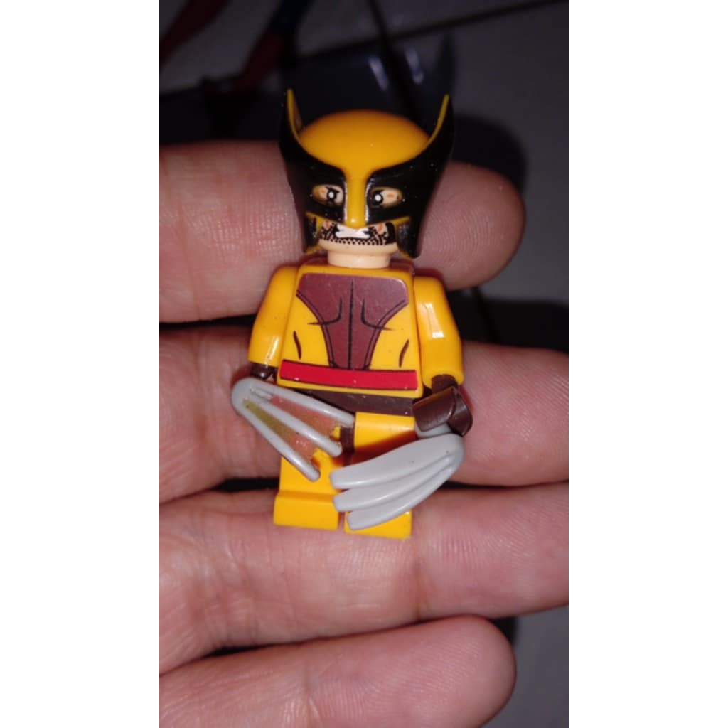 mini figure marvel x-men wolverine lego kw brick