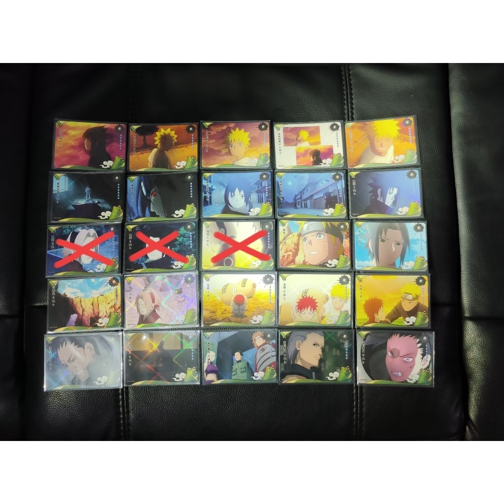 Kartu Kayou Naruto Original NRCC-R-001 s/d 043 – Kartu Koleksi Anime Foil Langka