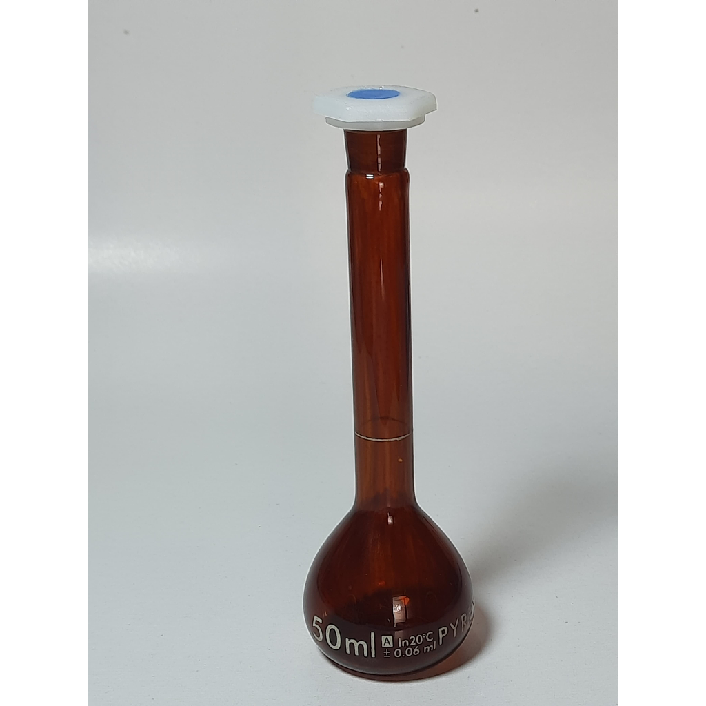 Labu Ukur Pyrex Amber/Coklat Tahan Panas