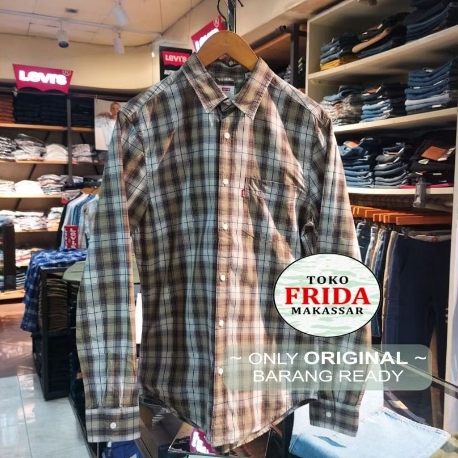 Shirt Men Kemeja Pria Levis Original Style:857480300