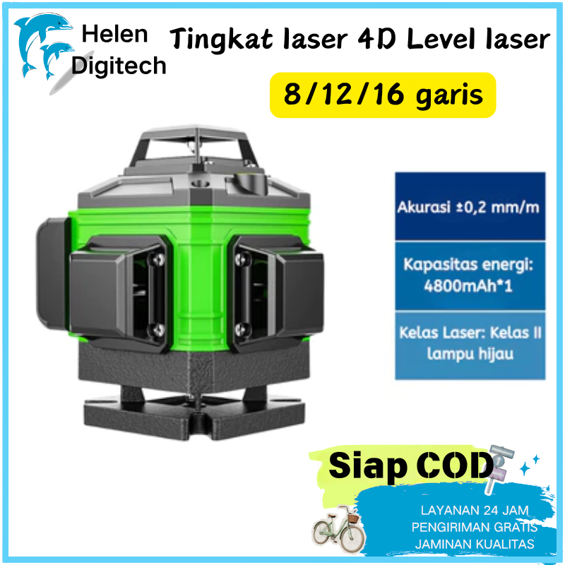 laser level bangunan waterpass laser keramik Laser level leveling 8/12/16 line digital meteran laser
