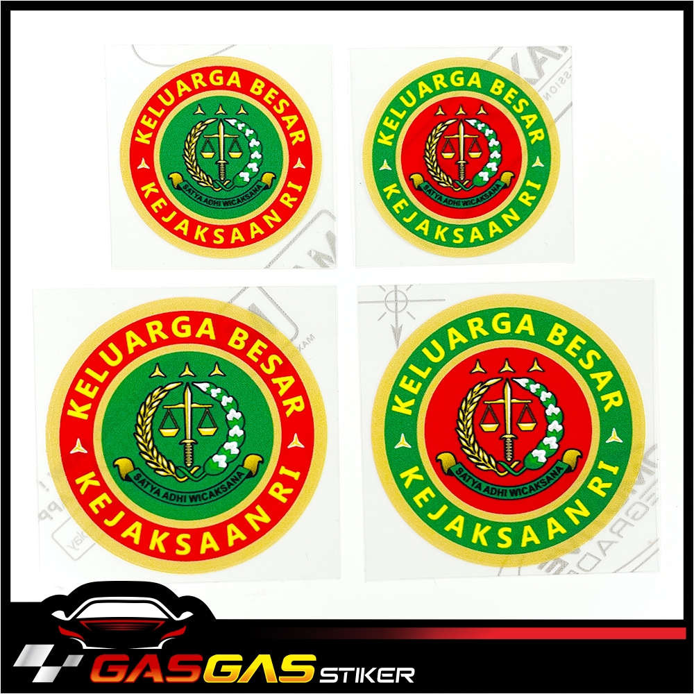 Stiker KEJAKSAAN | Sticker KELUARGA BESAR KEJAKSAAN | Sticker untuk Mobil dan Motor Kualitas Premium