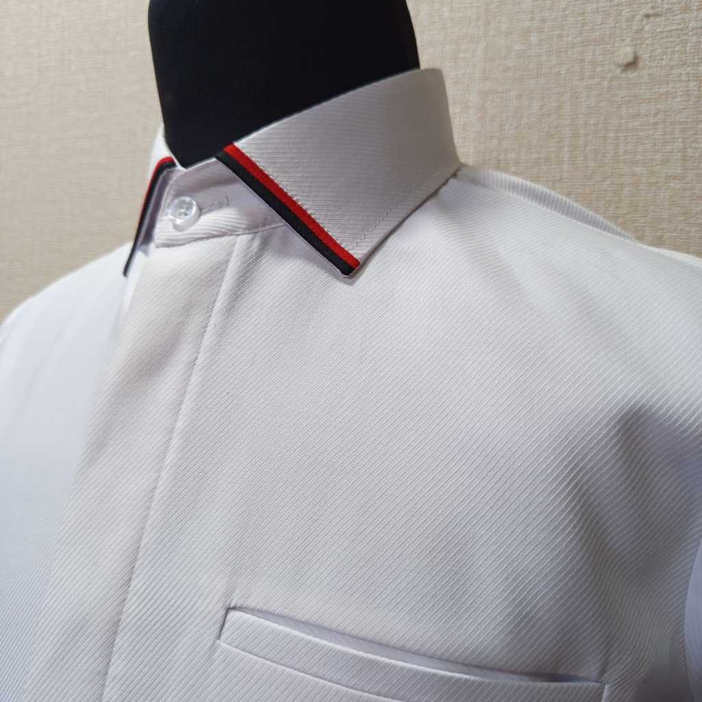 BAJU KEMEJA PRIA PUTIH LENGAN PANJANG KEMEJA DALAM JAS KEMEJA EXCLUSIVE KEMEJA SAFARI KEMEJA TAILOR/