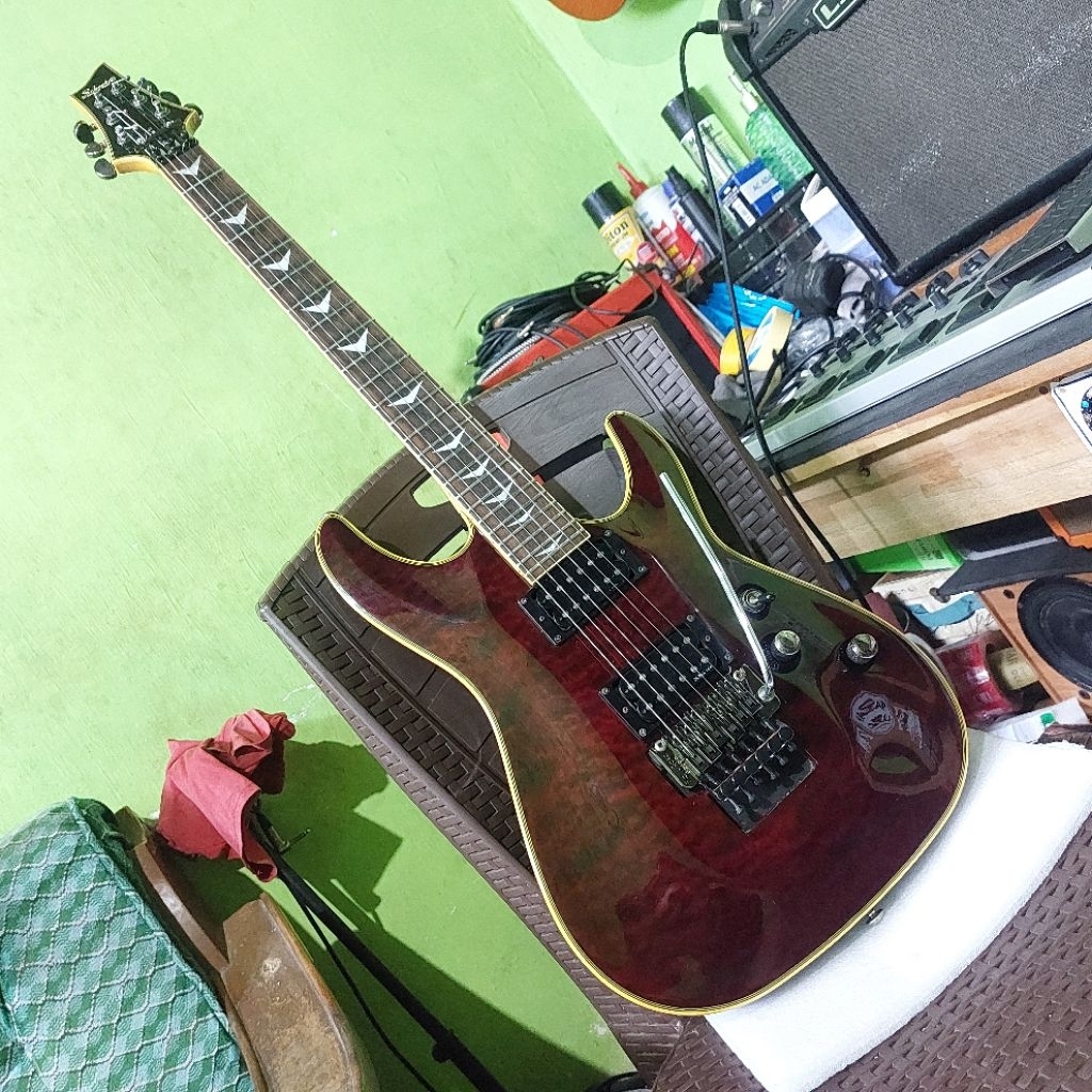 Gitar Schecter omen extreme 6 fr Black cherry