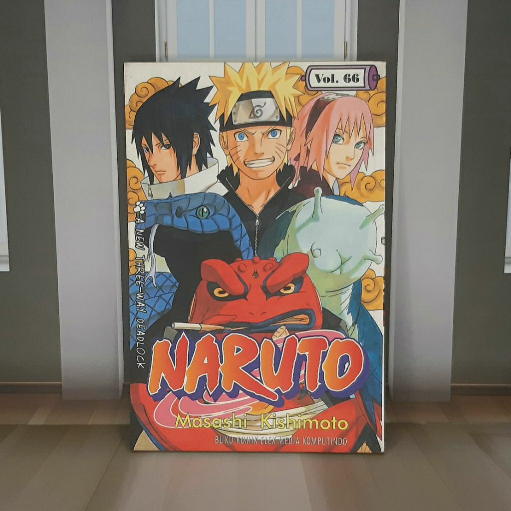 Komik Naruto vol 60, 61, 62, 63, 64, 66 Cabutan Preloved Elexmedia
