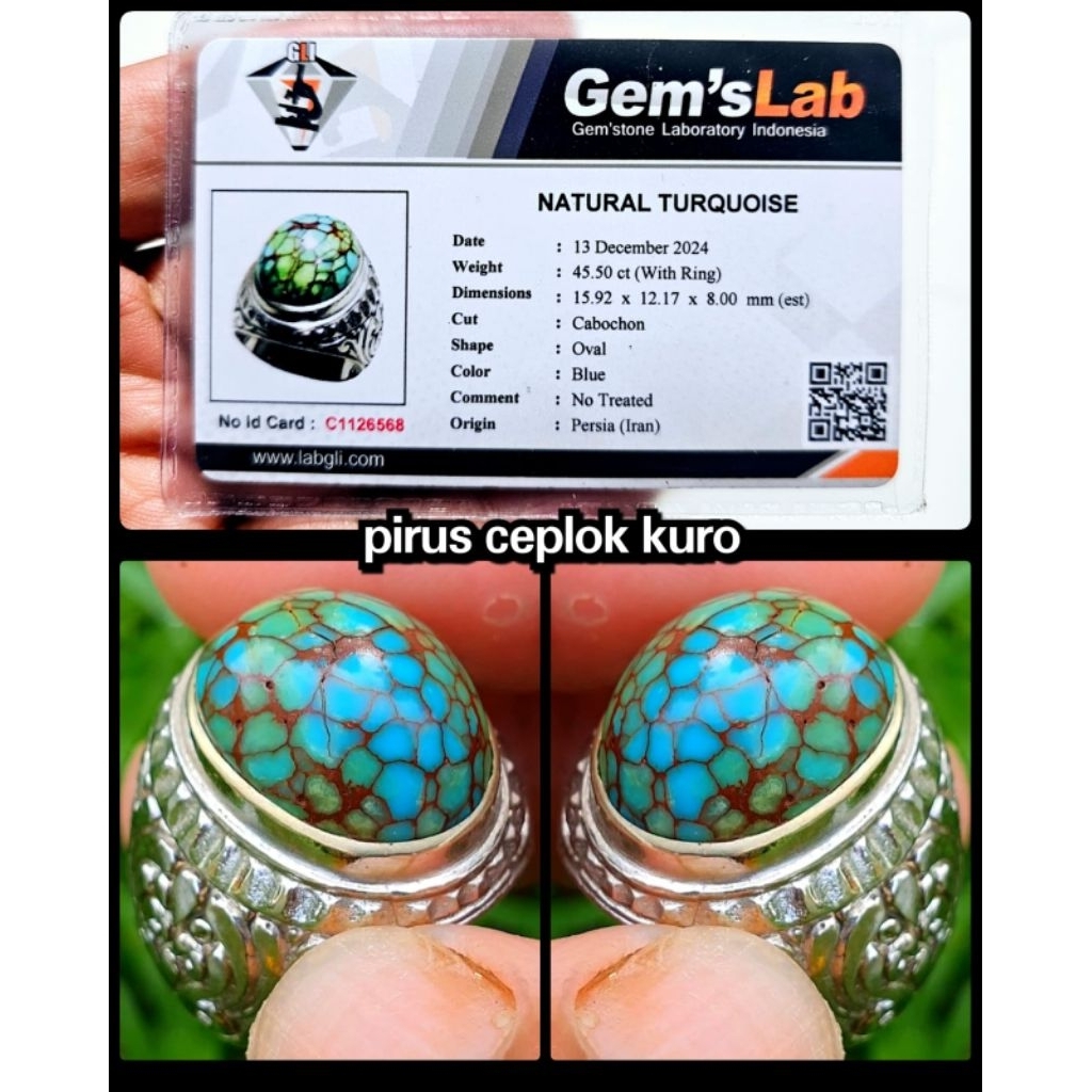 batu pirus sakral kuno lawasan jumbo persian ya