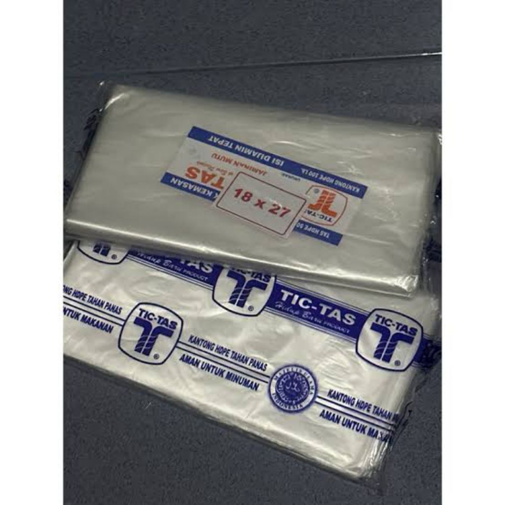 Tictas plastik 18x27 tahan panas