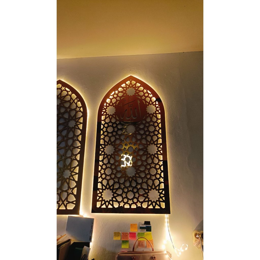 Hiasan Dinding Mihrab bahan acp termurah