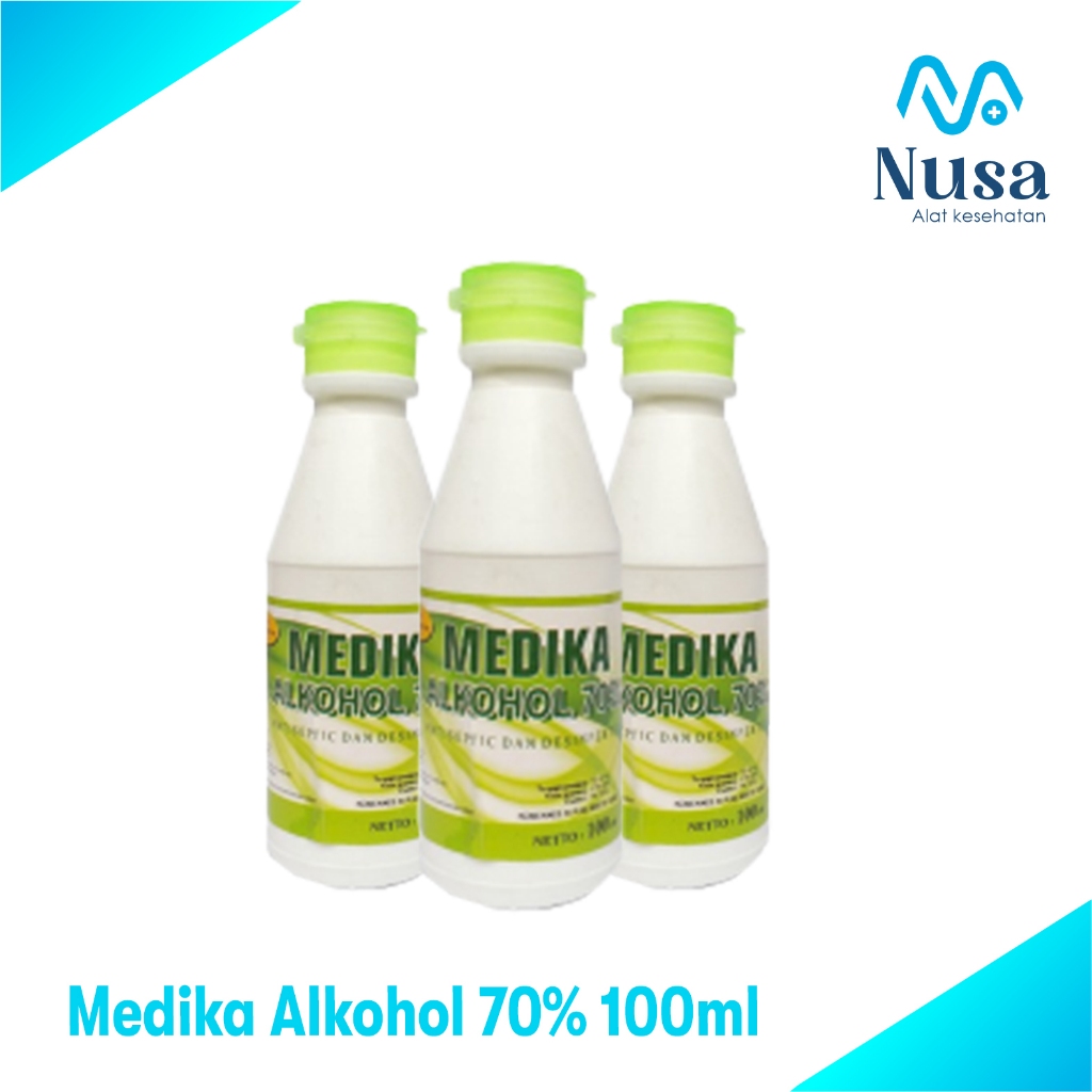 Original Medika Alkohol 70% 300 ml MEDIKA Alcohol 70% Alkohol Medis