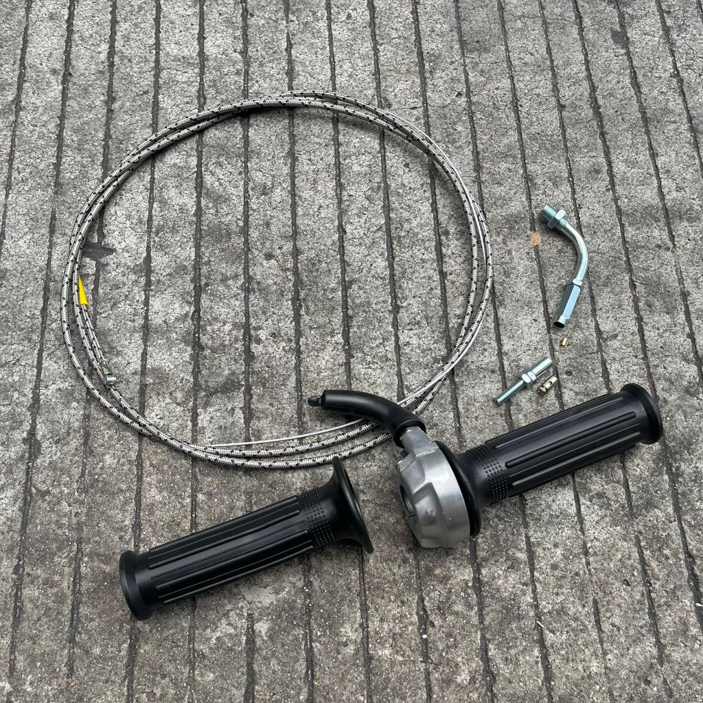 HANDLE GAS MOTOR SELONGSONG GAS KONTAN SLONSONG GAS SPONTAN RM MINI THAILAND + TALI KABEL GAS SERAT 