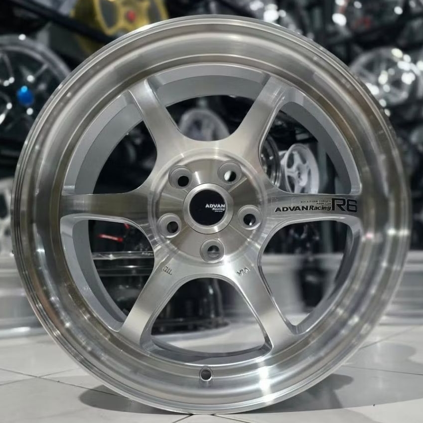 velg mobil r16 advan r6 pcd 5x100 lebar 7 velg racing ring 16 velg racing mobil all new avanza veloz