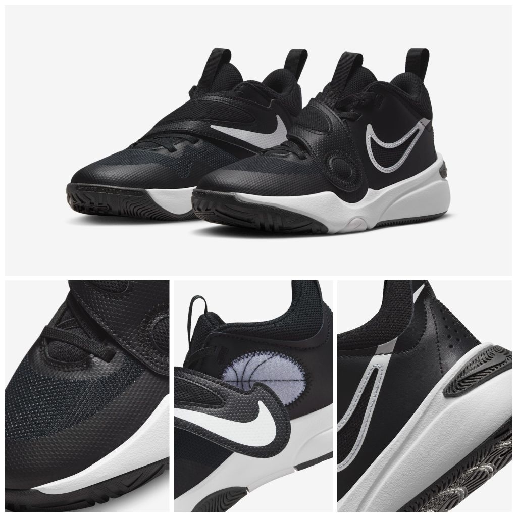 Nike Team Hustle D11 Black / White SALE ORIGINAL STORE