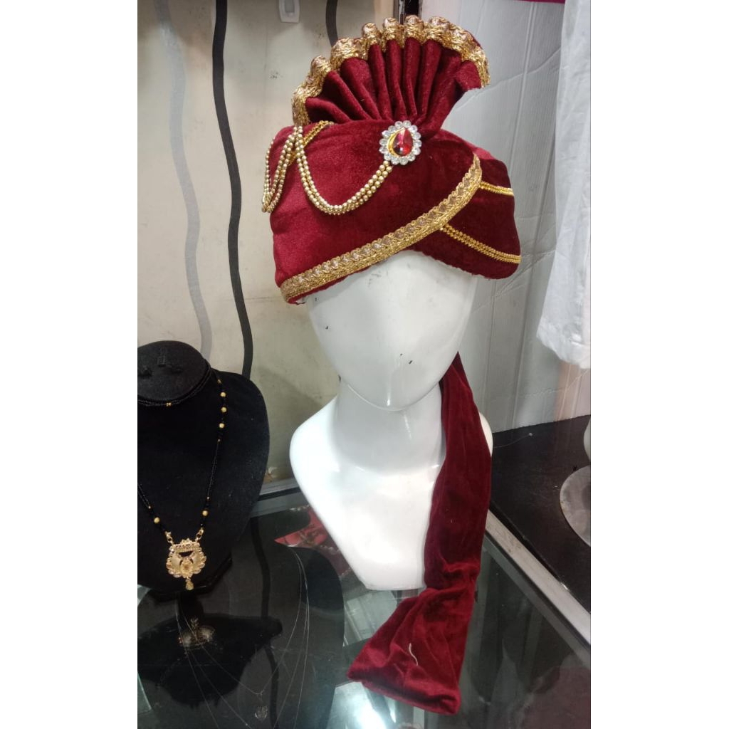 PROMO Turban Topi Pria Laki laki Costum Kostum Carnaval Pengantin Pesta India