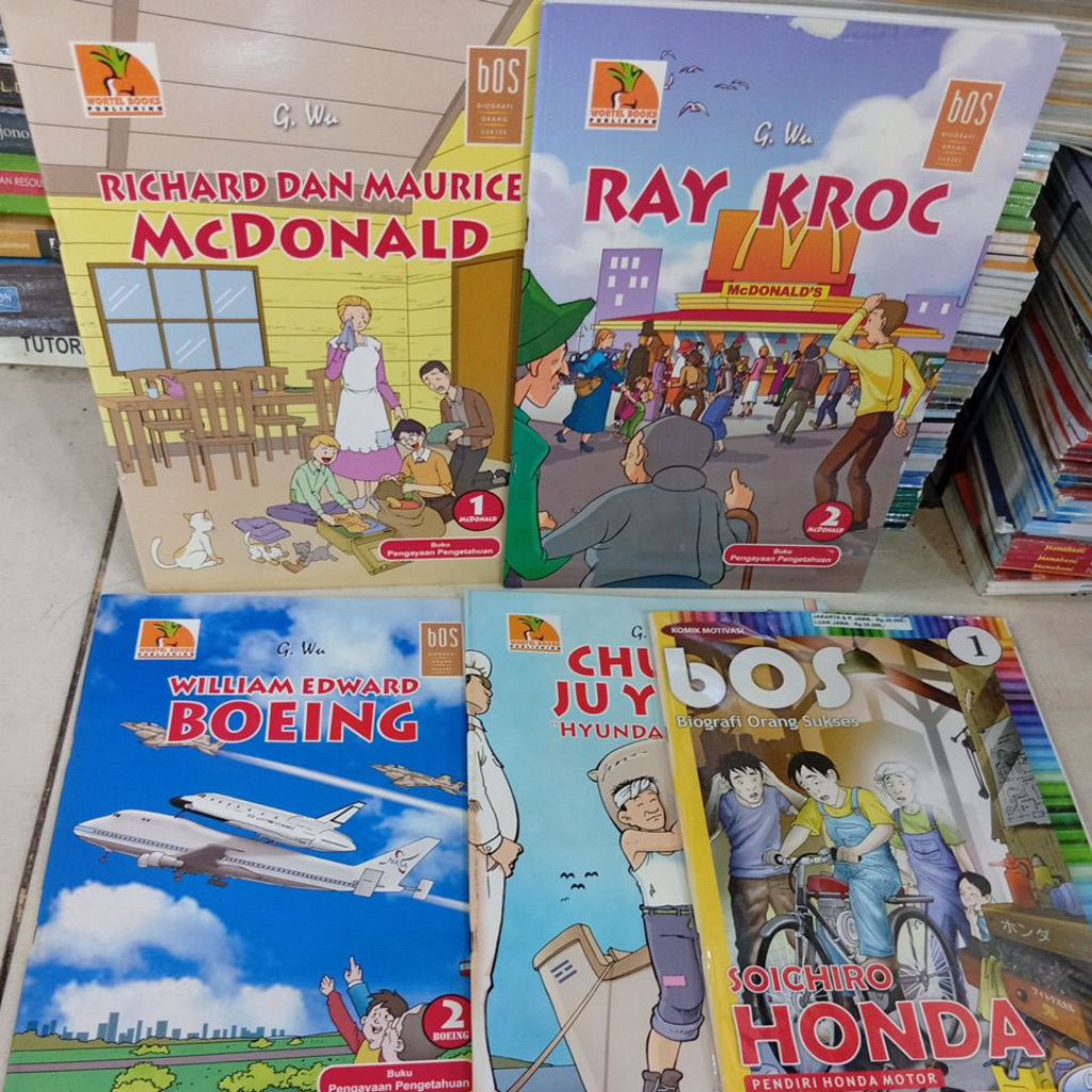 komik biografi orang sukses baru original