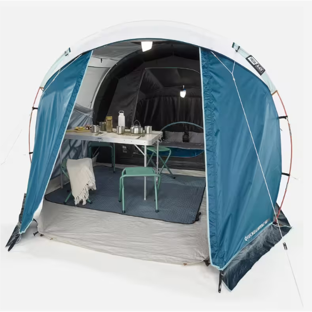 Decathlon Quechua Tenda Camping Arpenaz 4.1 F&B - 4 Orang 1 Ruang Tidur