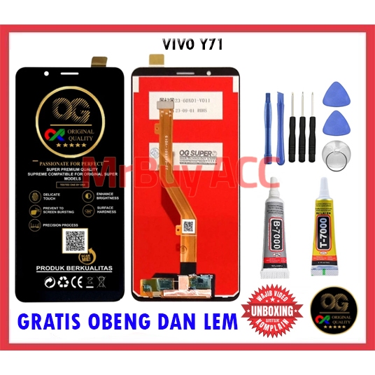 OG Super LCD VIVO Y71 Fullset Touchscreen Layar HP