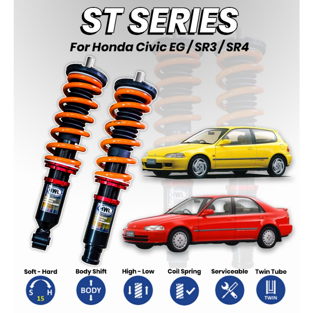 COILOVER D2 CIVIC GENIO ESTILO FERIO RACING STREET SERIES