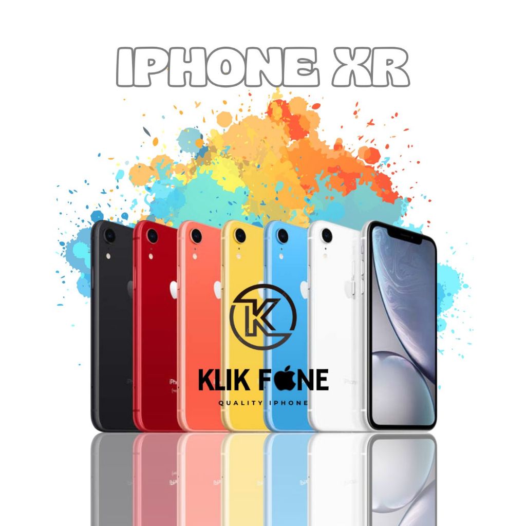 Iphone XR Ori Fullset - Mulus Like New Second Original - iPhone xr