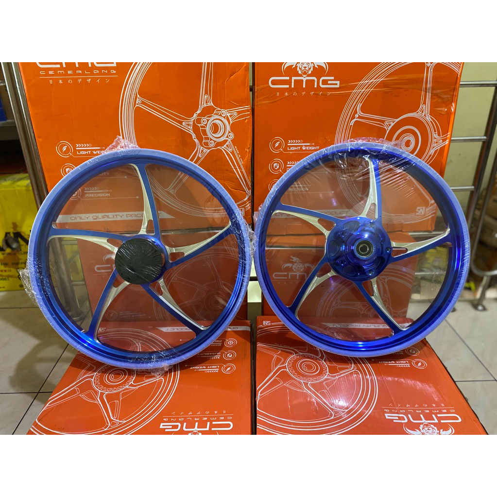 VELG VELAG CMG KZR BINTANG SABIT MX KING RING 17 x 160/160 BIRU
