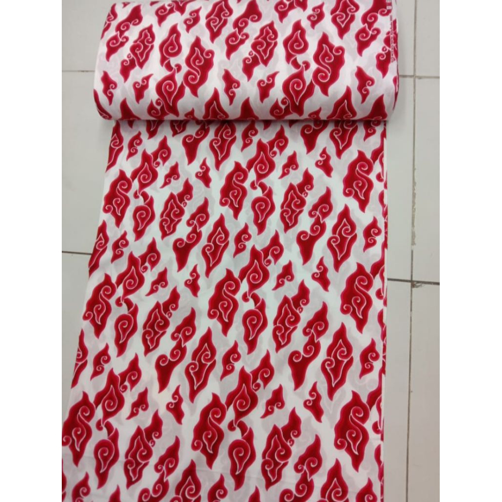 BAHAN BATIK METERAN JENIS BAHAN KATUN ( BATU RADEN MOTIF MEGA MENDUNG )