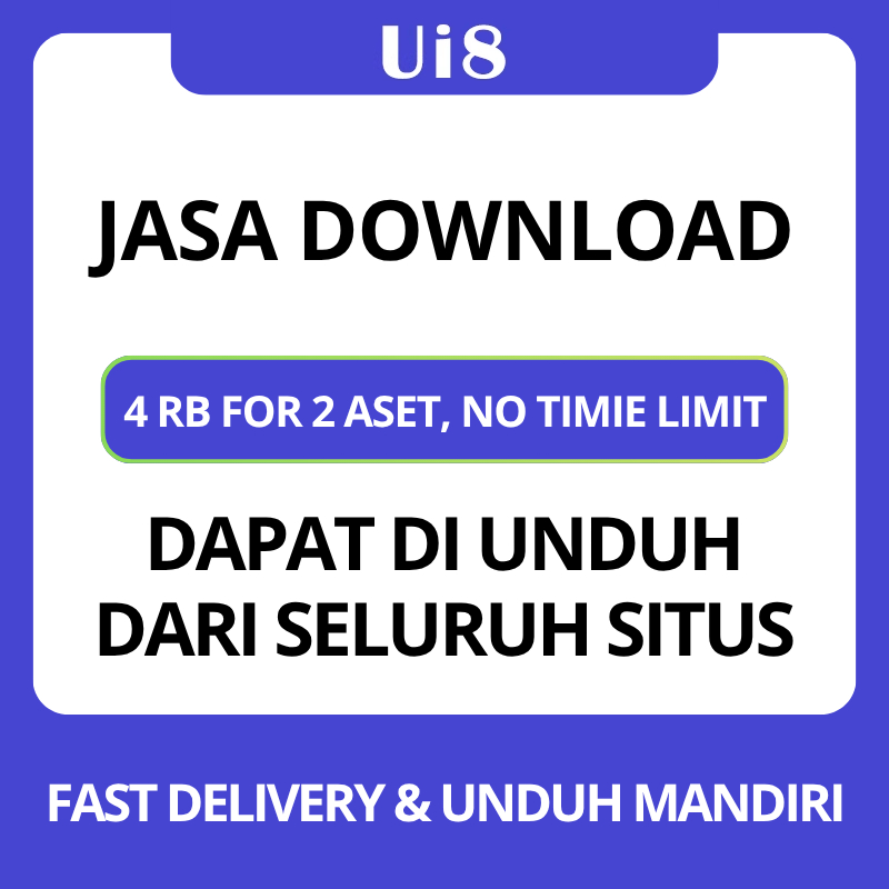 Jasa download UI8 Membership Material Download Service: UI Interface Graphic Design PSD Mockups 3D I
