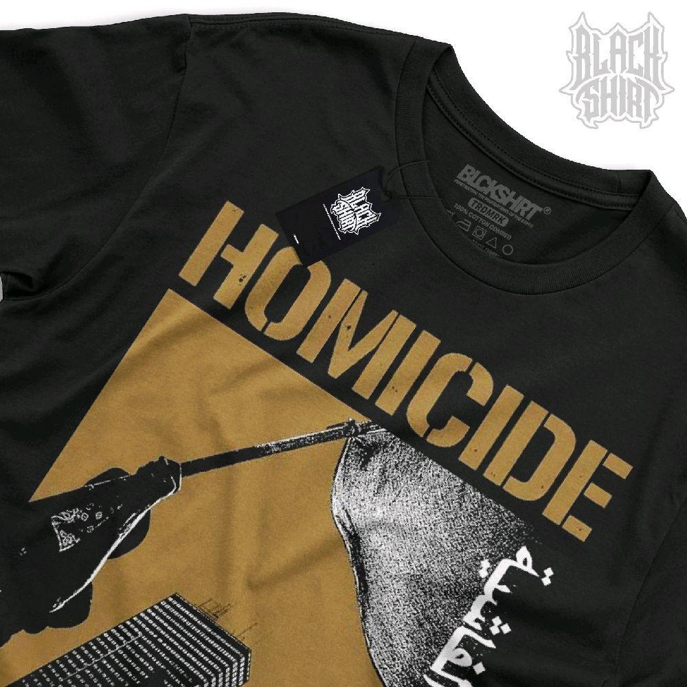 Kaos musik band Homicide / Part 6 / Refuse Resist Organize / Blackshirt / Unofficial Merchandise / C