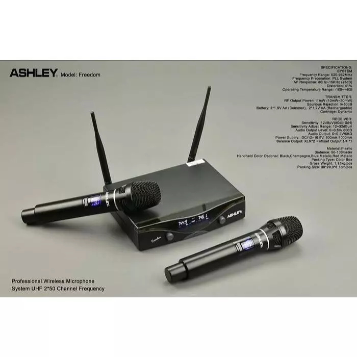 MIC WIRELESS ASHLEY FREEDOM FREEDOM ORIGINAL