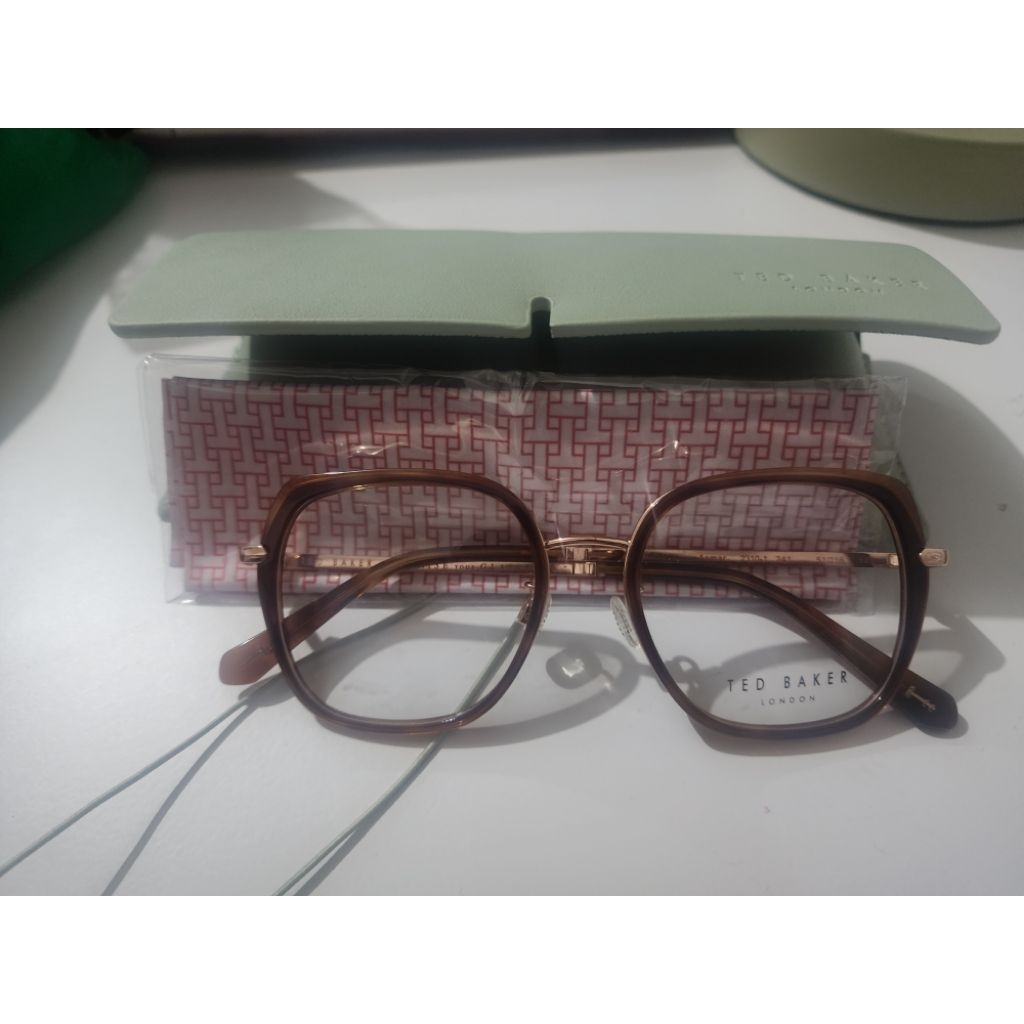 Ted Baker Kacamata Wanita Original Cokelat New Baru