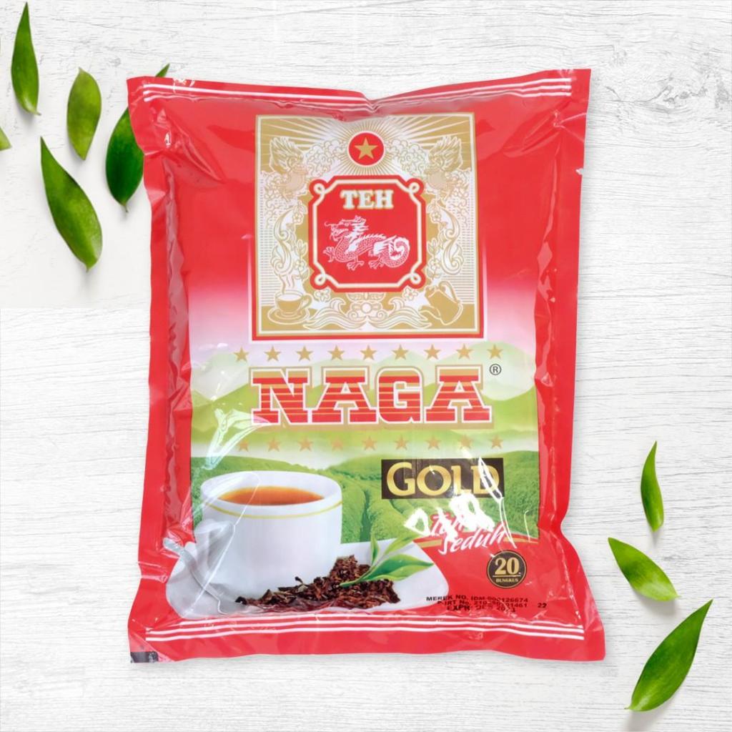Teh Naga Gold Edition Teh Hitam Black Tea Wangi Vanilla Malang