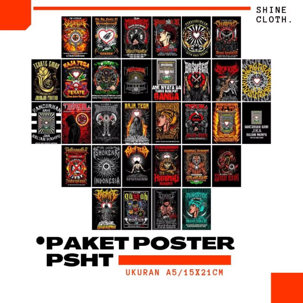 POSTER PSHT MURAH - POSTER DINDING PSHT