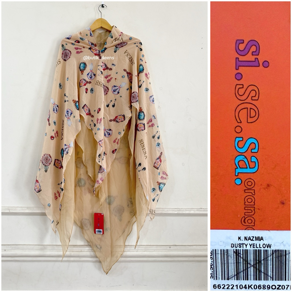 khimar SiSeSa Cream printing