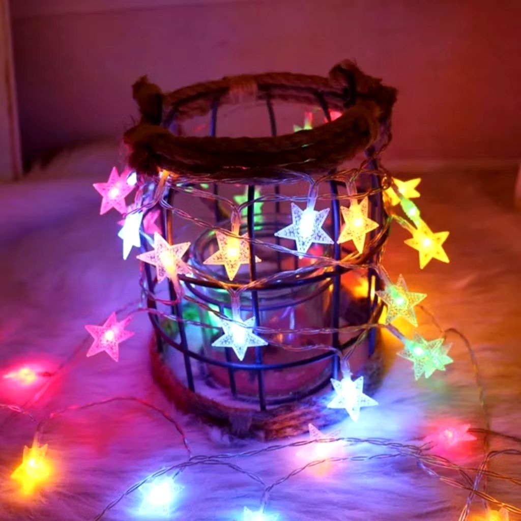 lampu hias natal bintang 10 meter