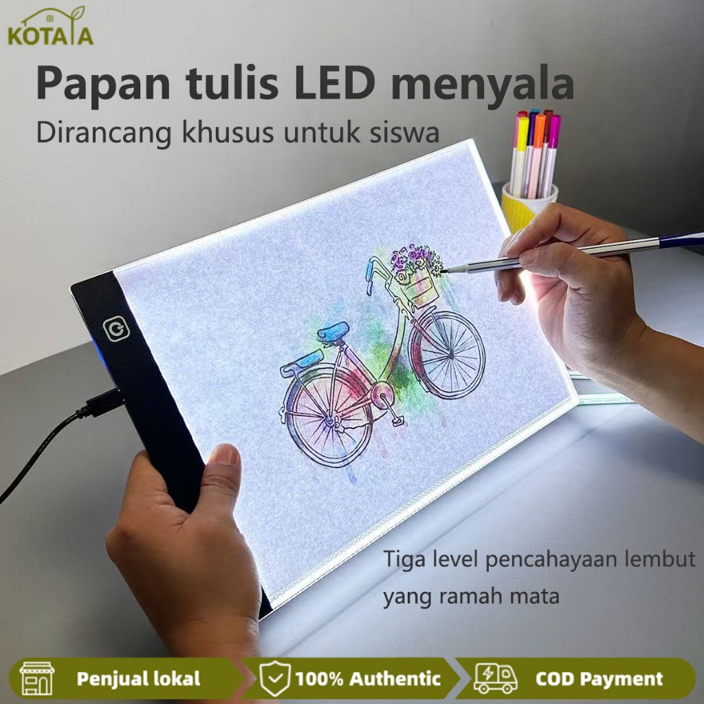 [2024 Baru]A2/A3/A4/A5 LED Drawing Tracing Board Stensil Board Papan Jiplak Gambar LED Anak Dewasa C