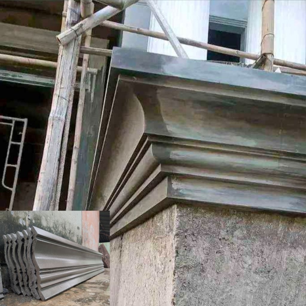 Lis profil beton, lisplang profil tempel, lis beton tempel, lis profil tempel, lisplang tempel beton