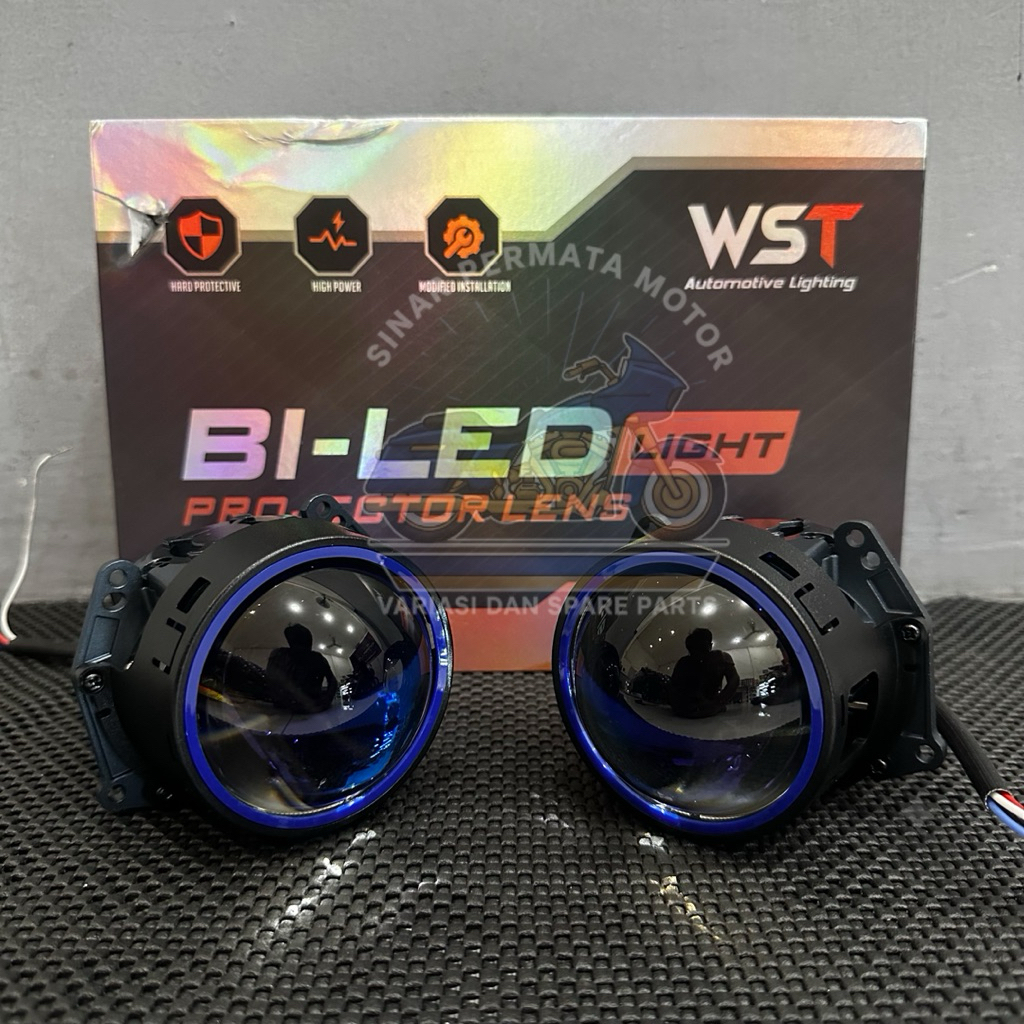 biled wst a38 3 inch semi laser by bullaes blue lens double bowl
