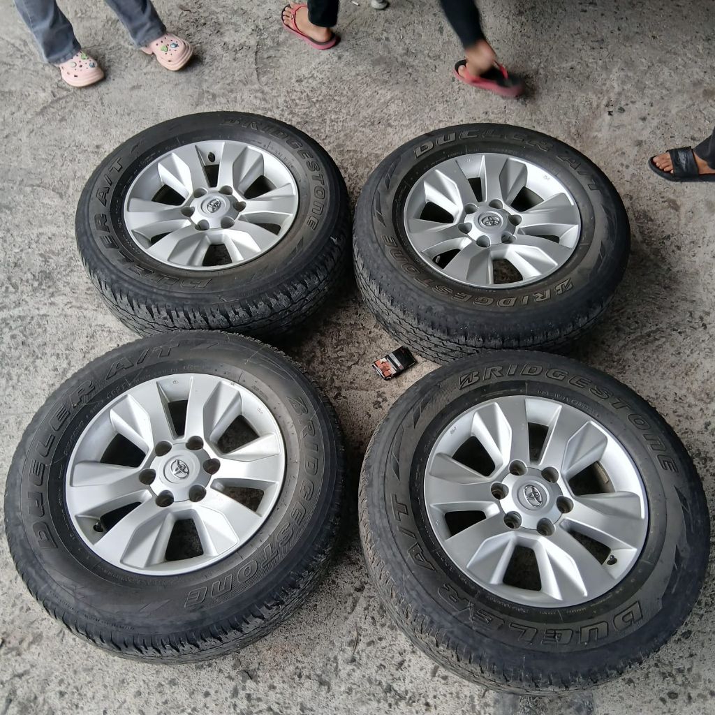 READY VELG SECOND STD FORTUNER R17 6X139 +BAN TEBEL