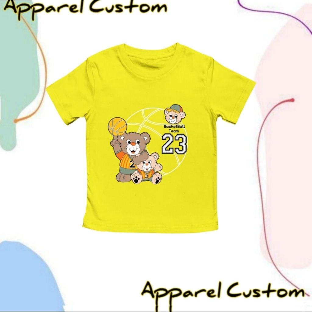KAOS ANAK BAJU ANAK BASKET BALL TEAM