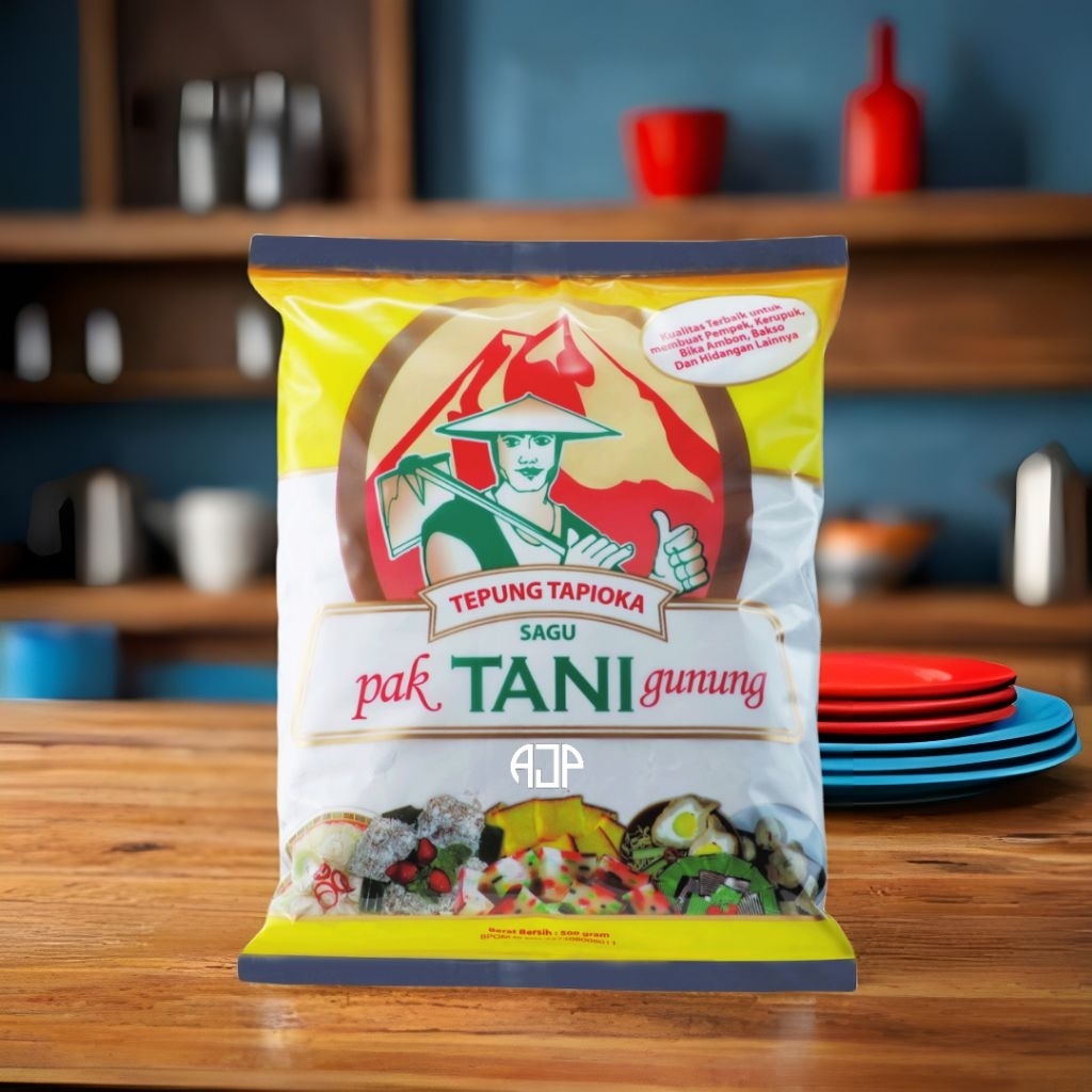Tepung Tapioka / Sagu Cap Tani Gunung | Kemasan 500 gram
