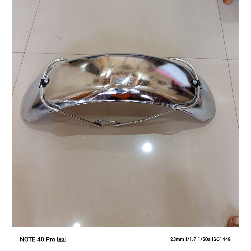 Spakbor Depan W175 chroom, Spakbor Depan Custom, Spakbor Depan Slebor Bobber