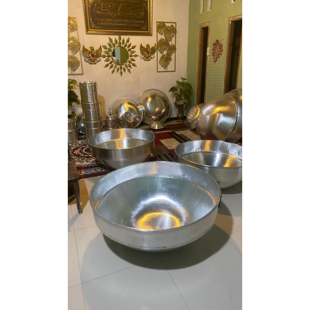 Wajan srumbung wajan tameng jumbo 100cm