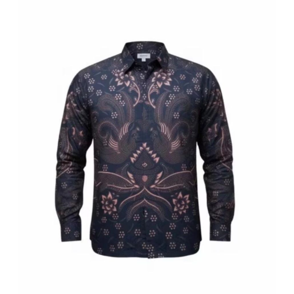 batik pria Lengan panjang Keren Ukuran S M L XL XXL