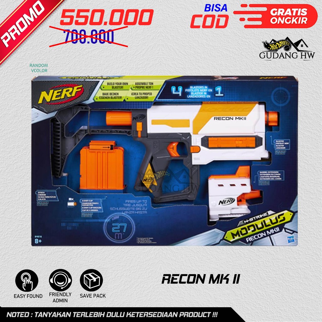 MAINAN SENAPAN NERF RECON MK II