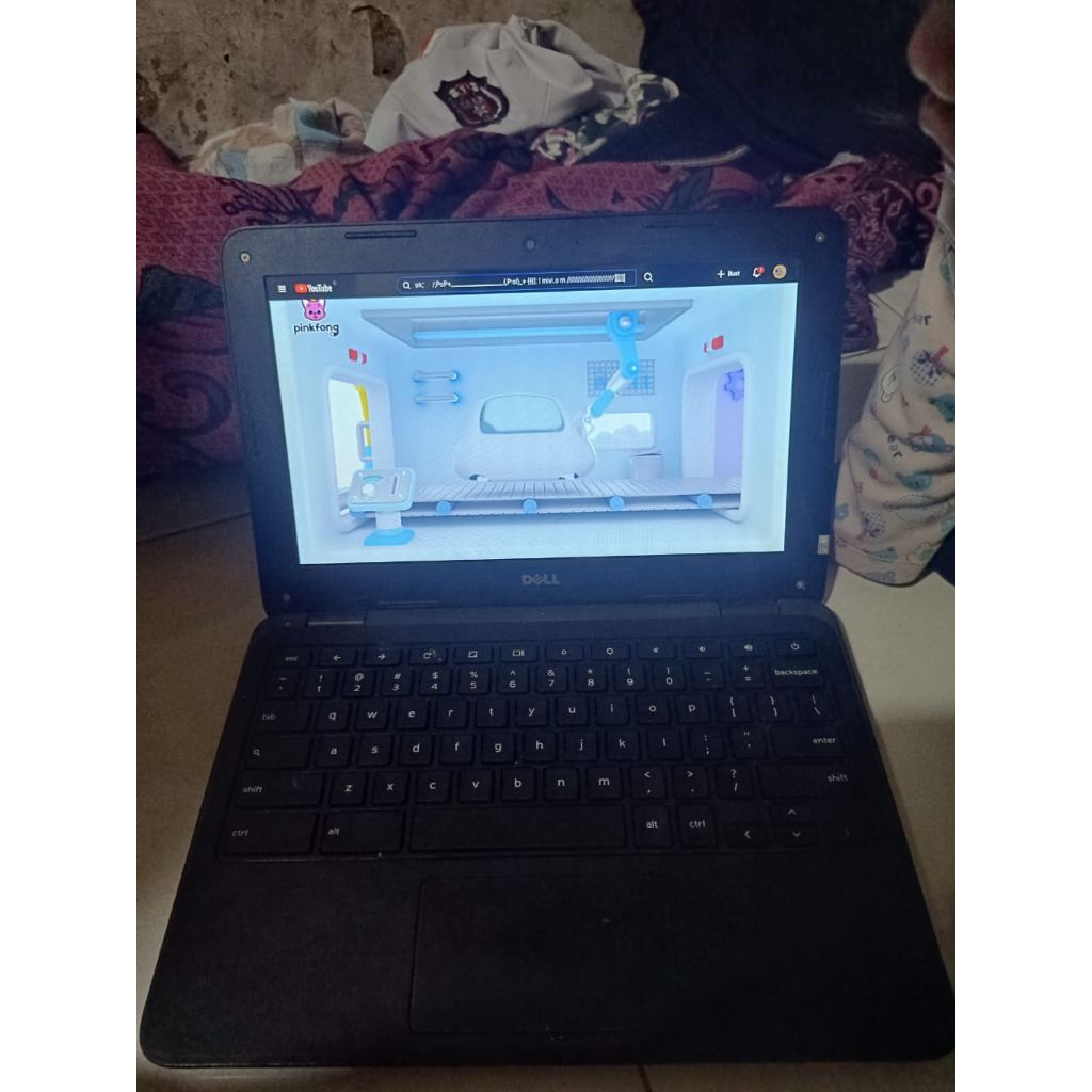 Laptop Dell Chromebook Batre awet normal