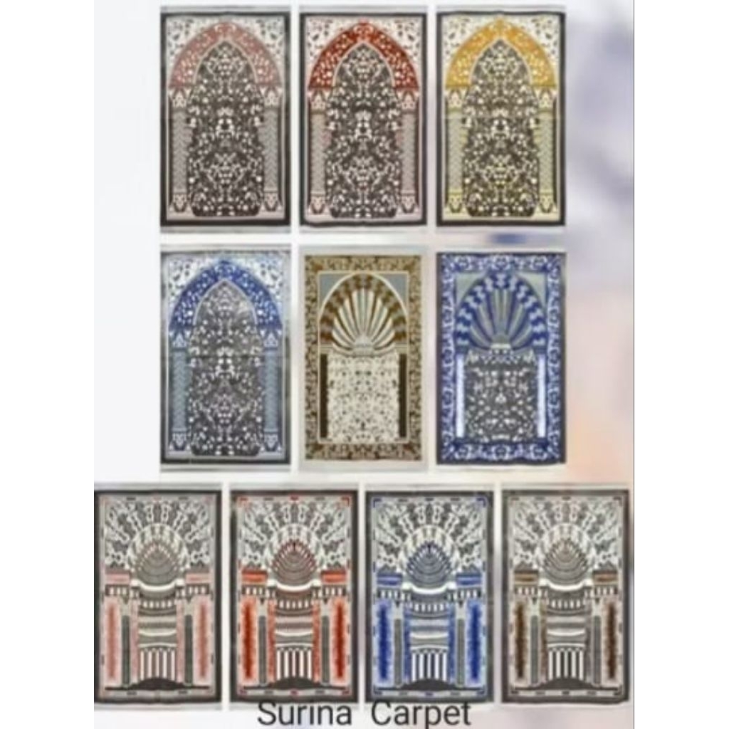 sajadah karpet premium tebal turki asli sajadah imam