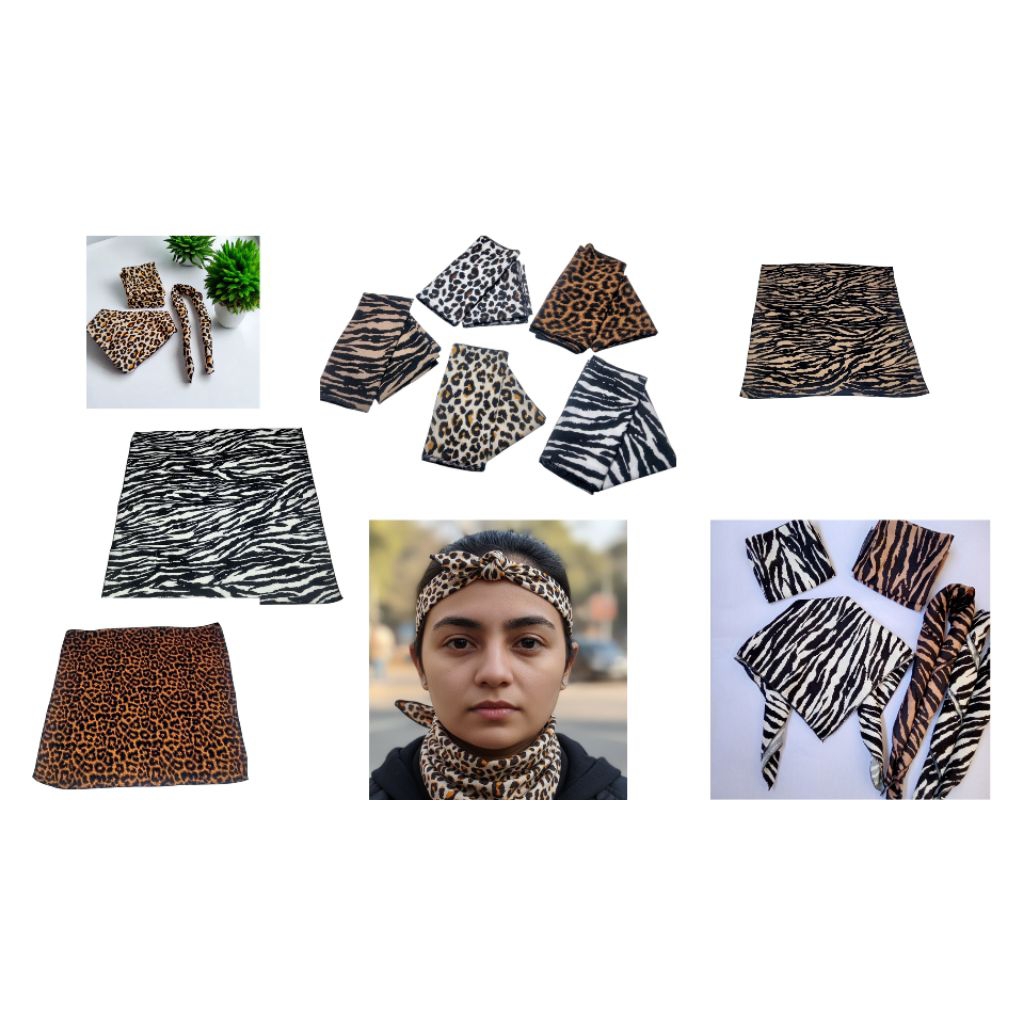 Slayer leopard garis slayer bandana scraf bandana
