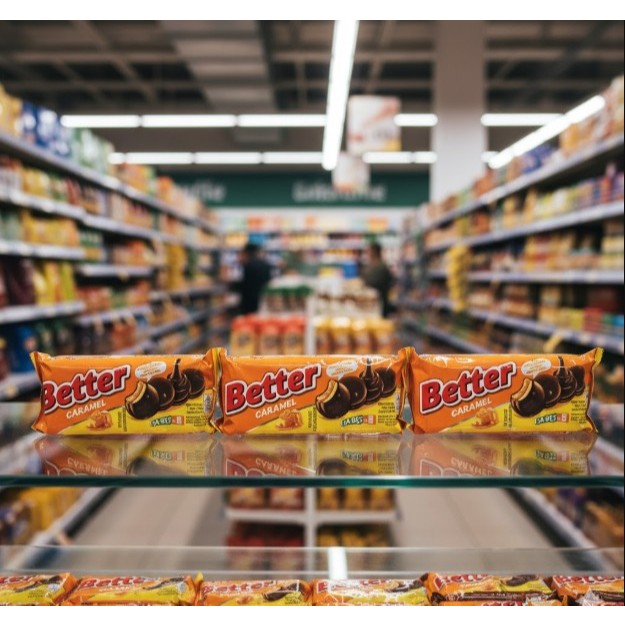 [MAYORA] Better Sandwich Biscuit CARAMEL Varian BARU | Chocolate