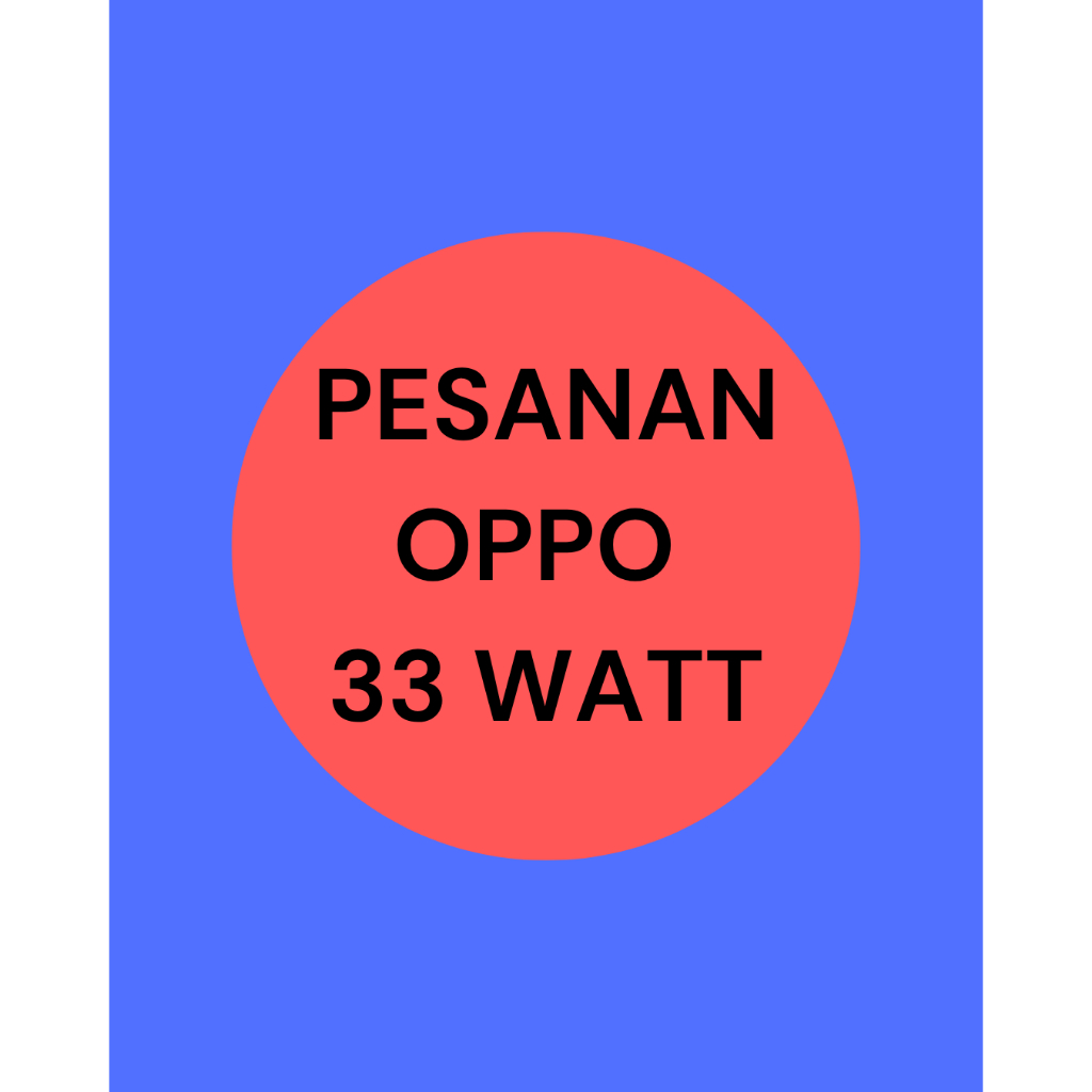 CHARGER OPPO A77s ORIGINAL COPPTAN HP SUPERVOOC 33 WATT BERGARANSI