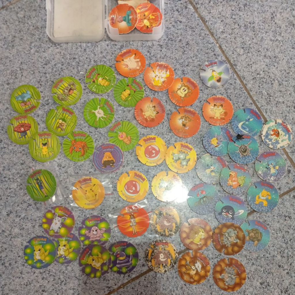 20-11-2025 Tazos Tazo Pokemon Spin Vintage 2000 Smash Pikachu Tajos